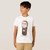 Saint Clare Cute katholiek T-shirt (Voorkant volledig)