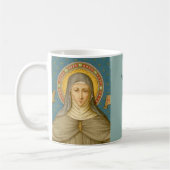 Saint Clare d'Assise (SAU 027) Mug de café 1.2b (Gauche)