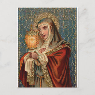 Saint Clare of Assisi Briefkaart