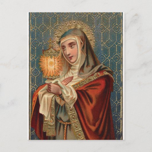 Saint Clare of Assisi Briefkaart (Voorkant)