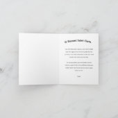 Saint Clare of Assisi Kaart (Binnen)