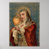 Saint Clare of Assisi Poster (Voorkant)