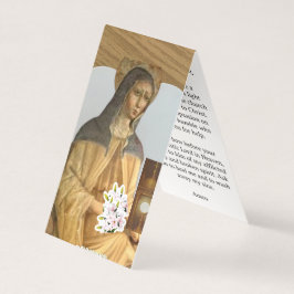 Saint Clare of Assisi Prayer Card Kaart