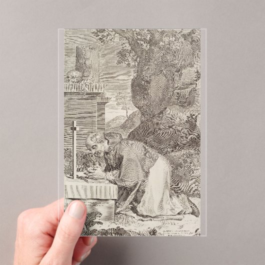 Saint Claude La Colombière Priester en biechtvader Acryl Uitnodigingen (Insitu (Draagbaar))