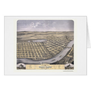 Saint Cloud, MN Panoramic Map - 1869