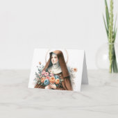 Saint Colette-Saint de la carte d'infertilité (Devant)