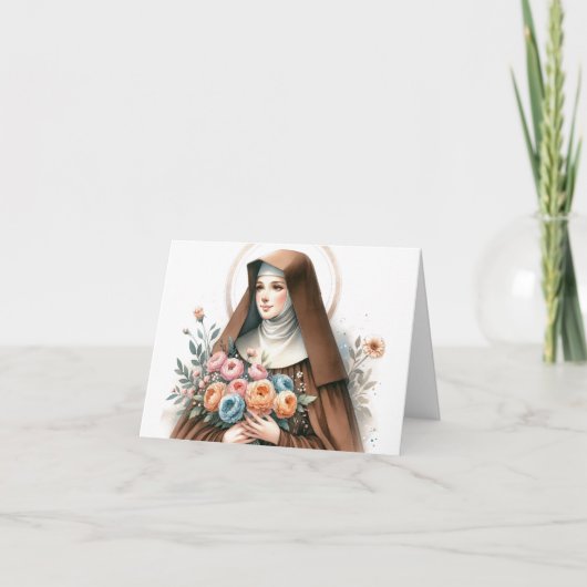 Saint Colette-Saint de la carte d'infertilité (Devant)