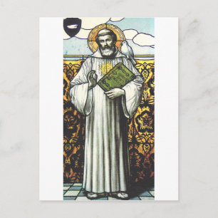 Saint Columbanus Ierse missionaris Briefkaart
