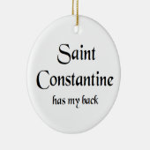 saint constantine coffee mug keramisch ornament (Rechts)