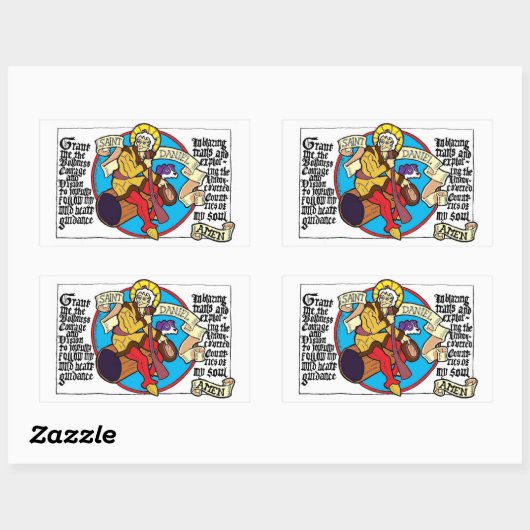 Saint Daniel Sticker (Feuille)