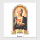 Saint Dark Brandon Gebedskaars Sticker (Vel)