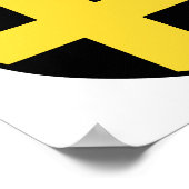 Saint David Badge (Wales/Cymru) Poster (Hoek)