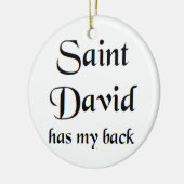 saint david keramisch ornament (Links)