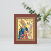 Saint David Prayer Card Briefkaart (Staand voorkant)