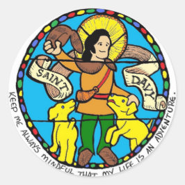 Saint Davy Ronde Sticker