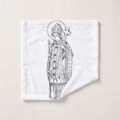 Saint Deiniol Abbé et Évêque (Gant de toilette)