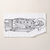 Saint Deiniol Abbé et Évêque (Serviette à main)