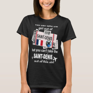 Saint Denis Boarding Pass Saint Denis Girl Saint T-shirt