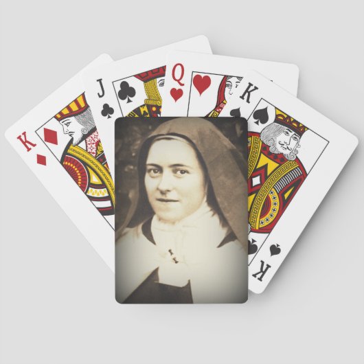 SAINT DEZE VAN LISIEUX SPEELKAARTEN (Achterkant)