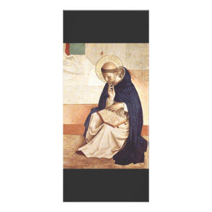 Saint Dominic de Guzman door Fra Angelico Reclamekaart