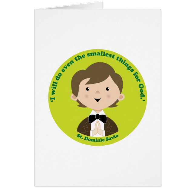 Saint Dominic Savio (Devant)