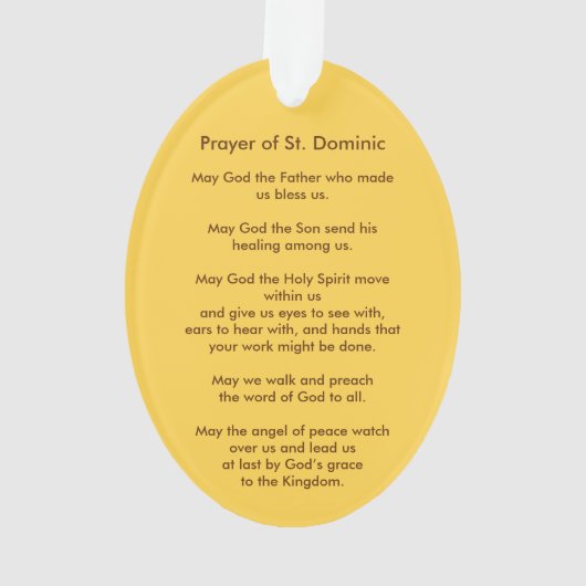 Saint Dominique de Guzman (PM 02) Acrylique (dos)