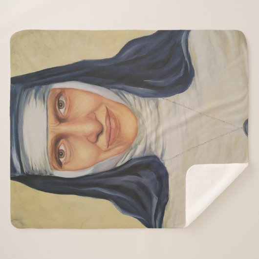 Saint Dulce of the Poor Sherpa Deken (Voorkant (horizontaal))