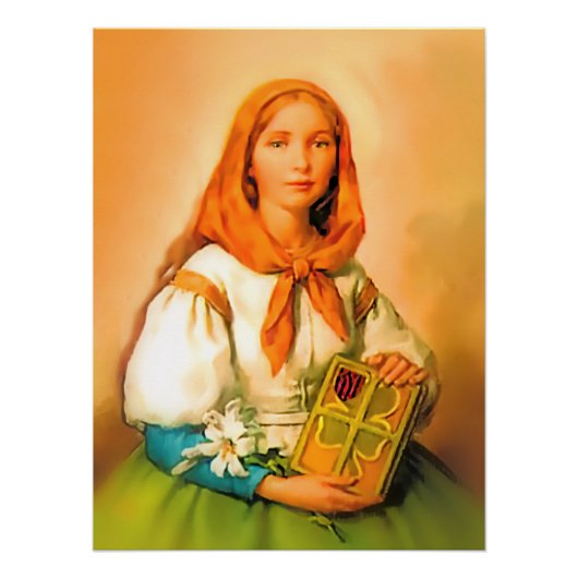 Saint Dymphna Perfect Poster (Voorkant)