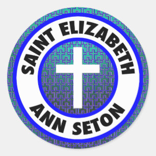 Saint Elizabeth Ann Seton Ronde Sticker