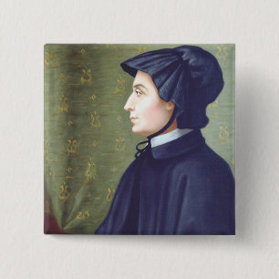 Saint Elizabeth Ann Seton Vierkante Button 5,1 Cm