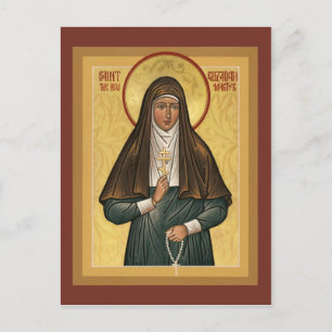 Saint Elizabeth de New Martryr Prayer Card Briefkaart