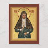 Saint Elizabeth de New Martryr Prayer Card Briefkaart (Voorkant)