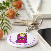 Saint Elizabeth of Hungary Kinder Sleutelhanger (Zijkant)