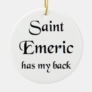 saint emeric koffiemok keramisch ornament