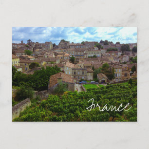 Saint-Émilion France Architecture French Gironde Briefkaart