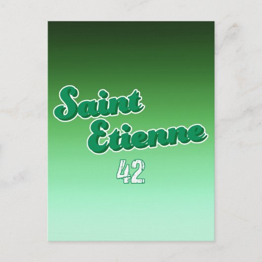 Saint-Etienne Frankrijk Briefkaart (Voorkant)