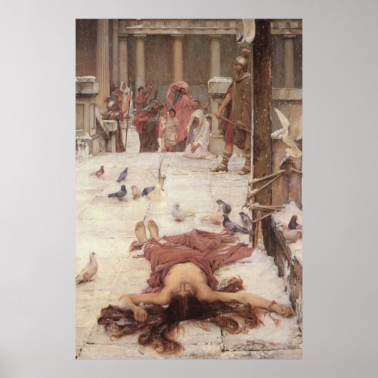 Saint Eulalia, door John William Waterhouse - 1885 Poster (Voorkant)