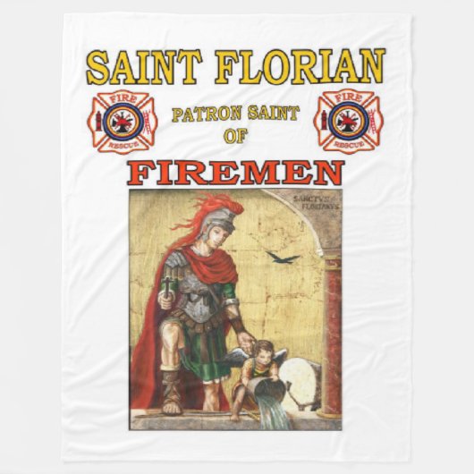 SAINT FLORIAN FLEECE DEKEN (Voorkant)