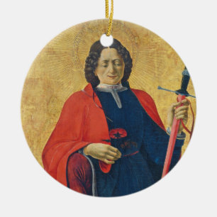 Saint Florian, Italiaans, c. 1473-74 Keramisch Ornament