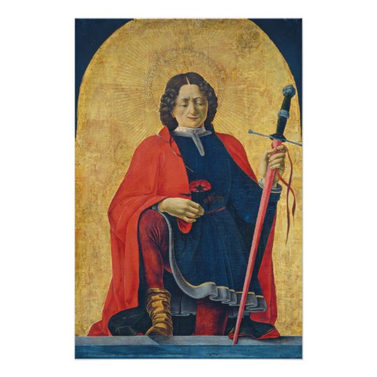 Saint Florian, Italiaans, c. 1473-74 Perfect Poster (Voorkant)