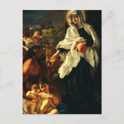 Saint Frances of Rome Briefkaart (Voorkant)