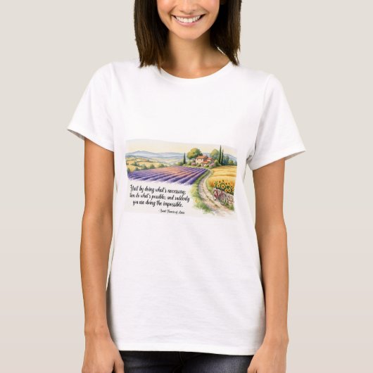 Saint Francis Assisi T-shirt (Voorkant)