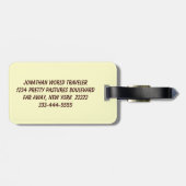 Saint Francis Bagagelabel (Achterkant horizontaal)