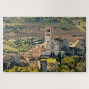 Saint Francis Basilica in Assisi, Italië Legpuzzel