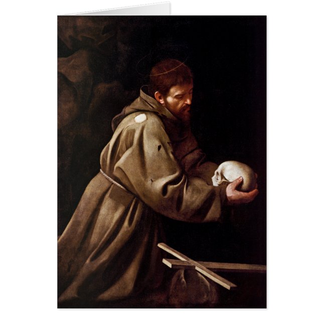 Saint Francis dans la prière - Caravaggio (Devant)