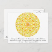 Saint Francis de Sales QUOTE over Angels Briefkaart (Voorkant / Achterkant)