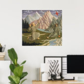 Saint Francis - Domenico Veneziano Poster d'Art (Bureau à domicile)