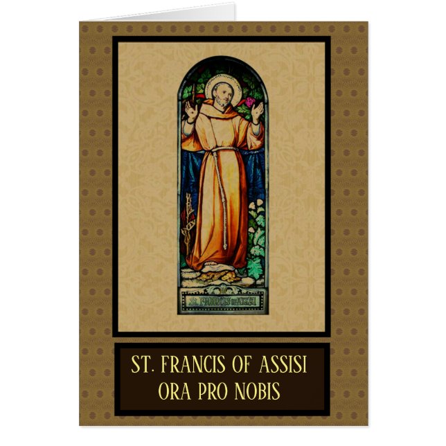 Saint Francis | GLAS IN LOOD | Peace Prayer (Voorkant)