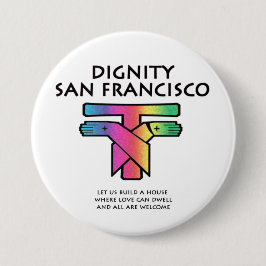 Saint Francis LGBTQ Ronde Button 7,6 Cm