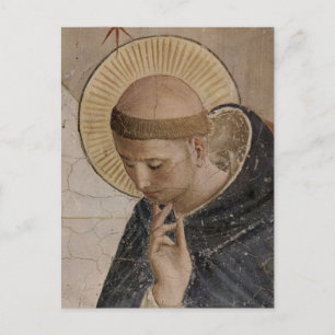 Saint Francis met Head Bowed Briefkaart